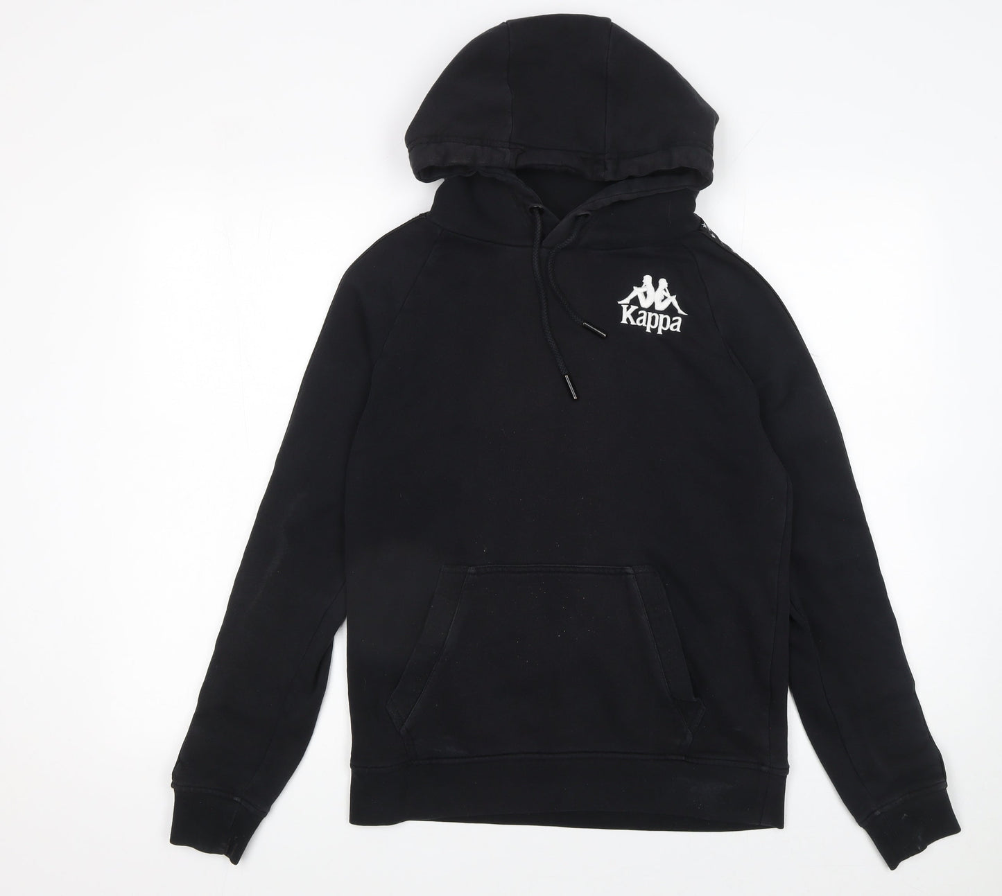 Mens UK Size S Kappa Black Pullover Hoodie