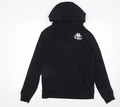 Mens UK Size S Kappa Black Pullover Hoodie