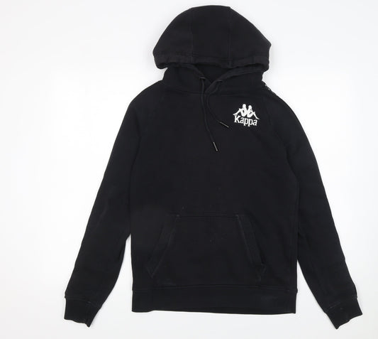 Mens UK Size S Kappa Black Pullover Hoodie