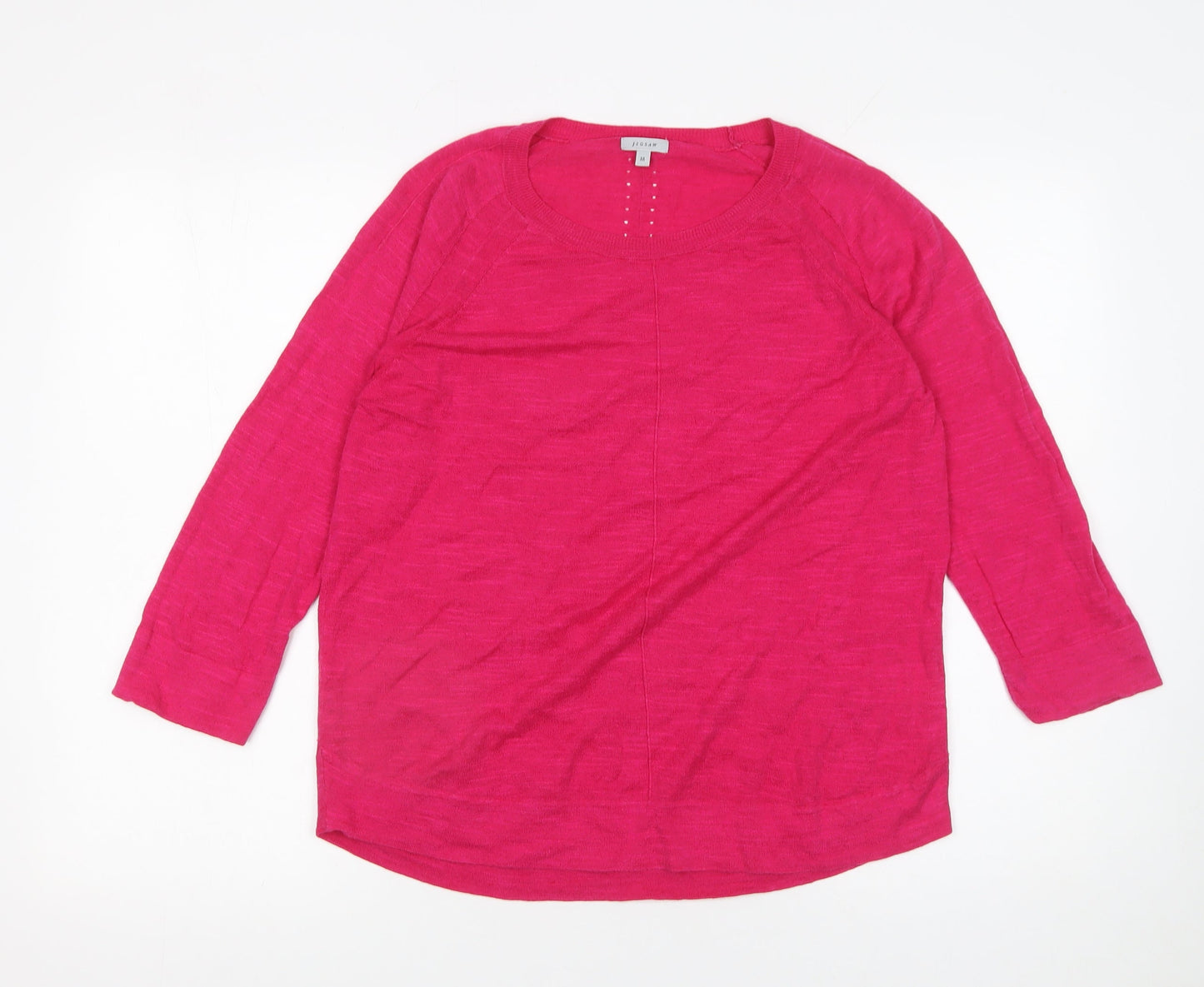 Womens UK Size M Jigsaw Pink Pullover Jumper