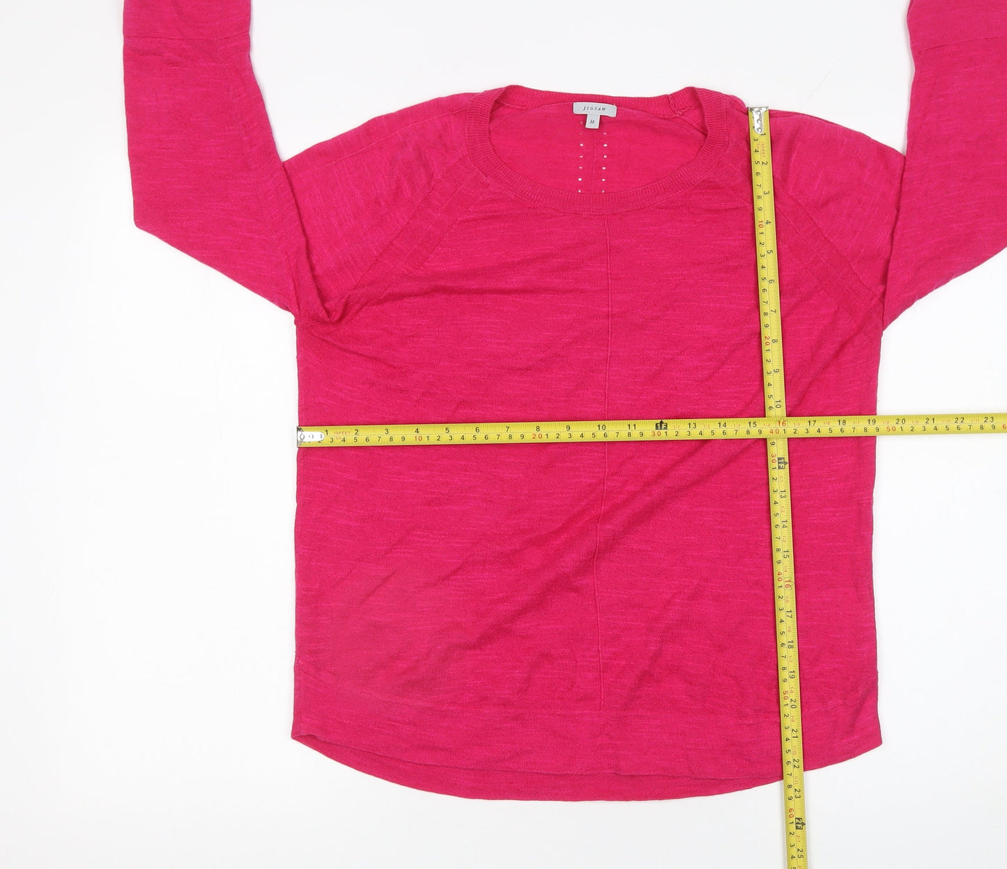 Womens UK Size M Jigsaw Pink Pullover Jumper