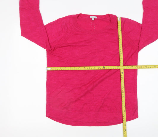 Womens UK Size M Jigsaw Pink Pullover Jumper