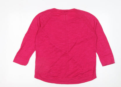 Womens UK Size M Jigsaw Pink Pullover Jumper
