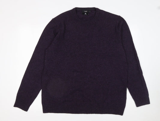 Mens UK Size L Thomas Nash Purple Pullover Jumper