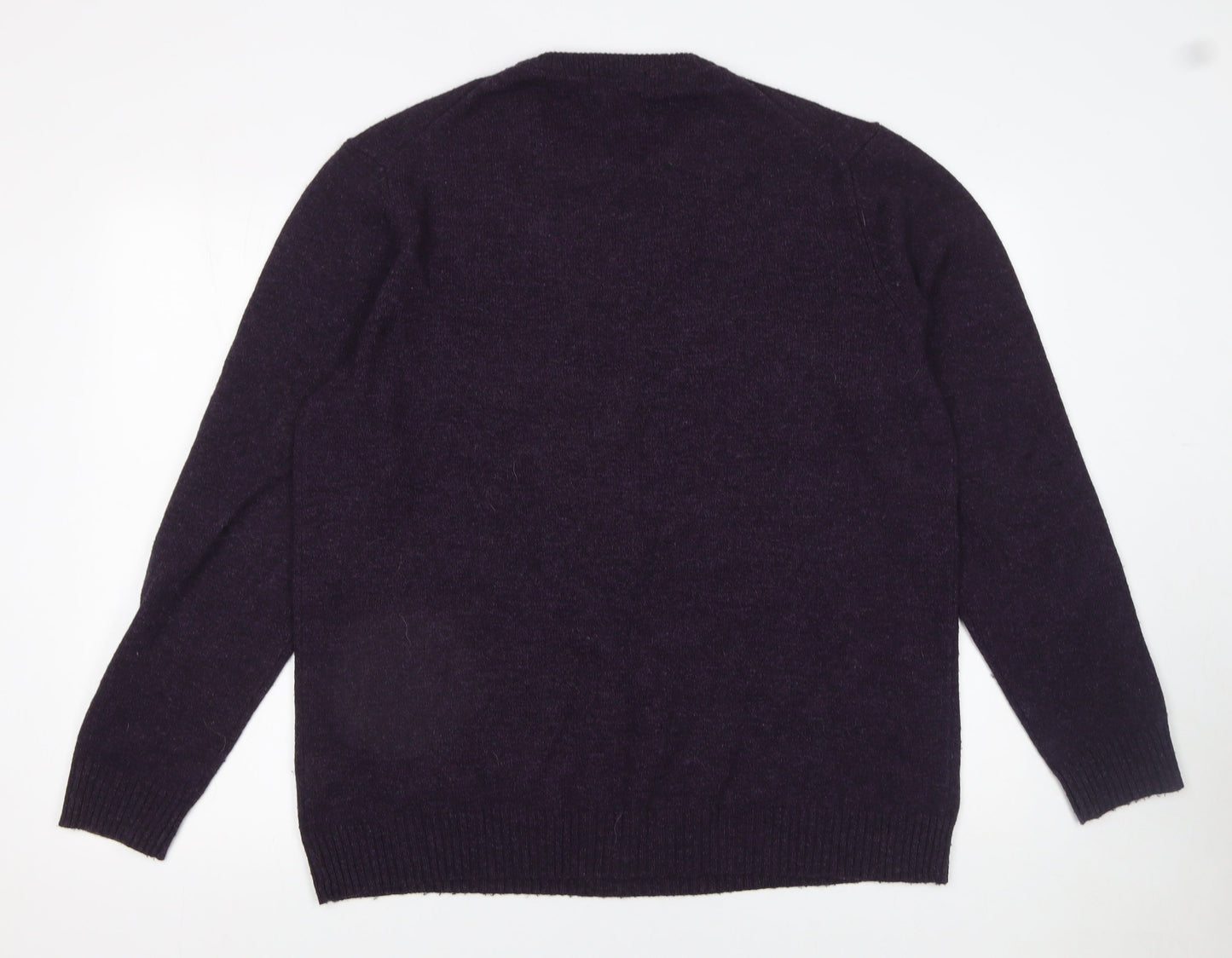 Mens UK Size L Thomas Nash Purple Pullover Jumper