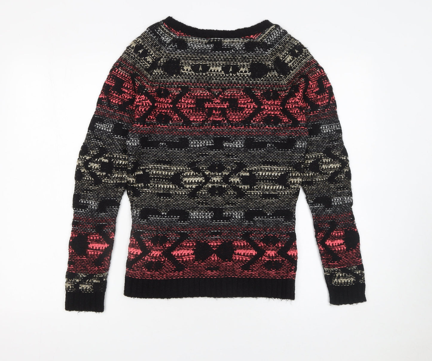 Womens UK Size 6 Warehouse Black Pullover Jumper