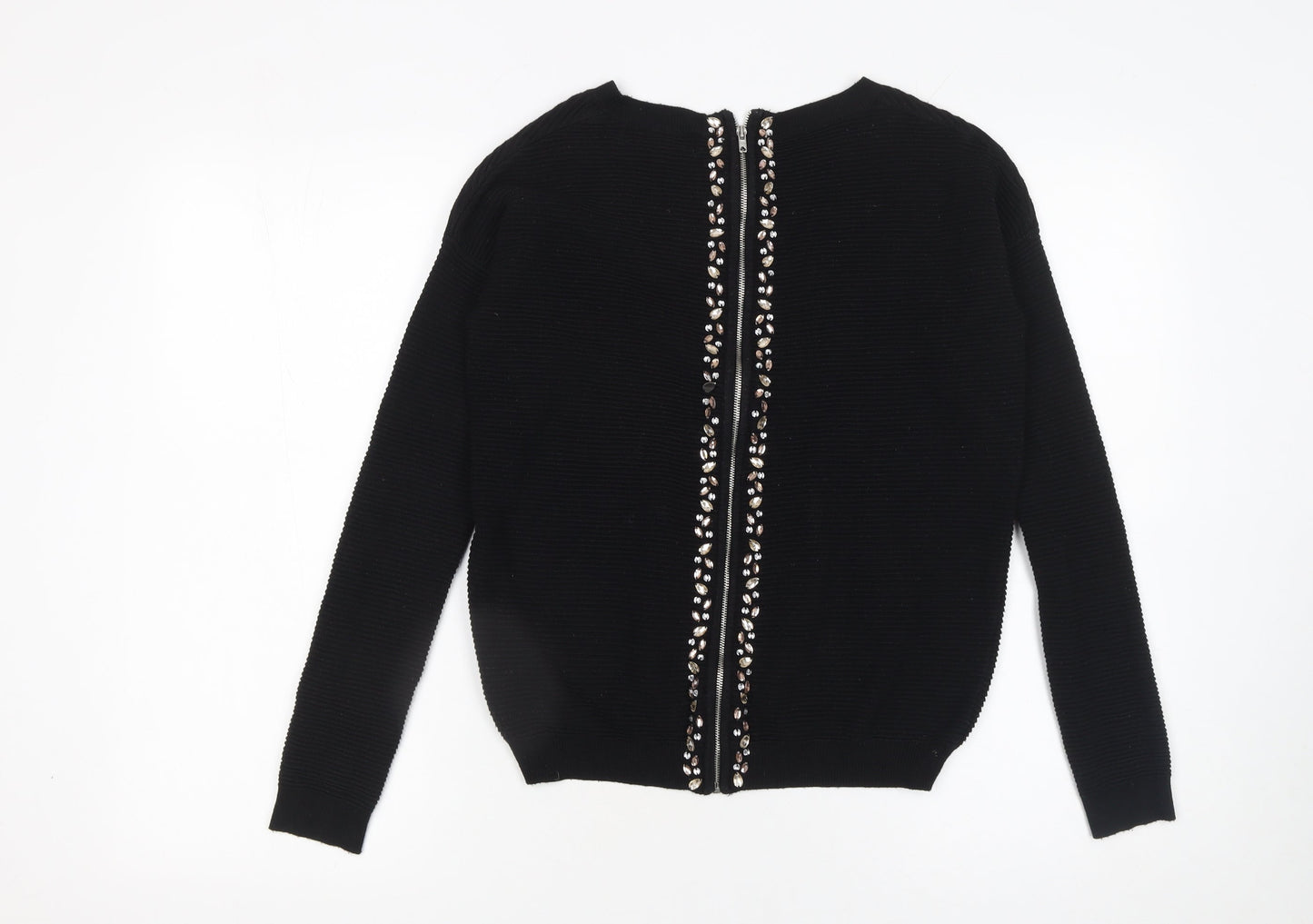 Womens UK Size 6 NEXT Black Cardigan Jumper