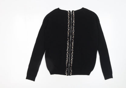Womens UK Size 6 NEXT Black Cardigan Jumper