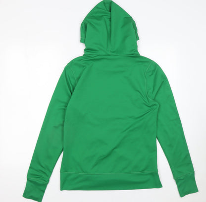 Womens UK Size L Under armour Green Pullover Hoodie