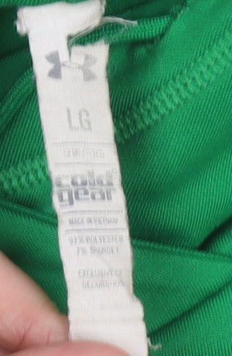 Womens UK Size L Under armour Green Pullover Hoodie