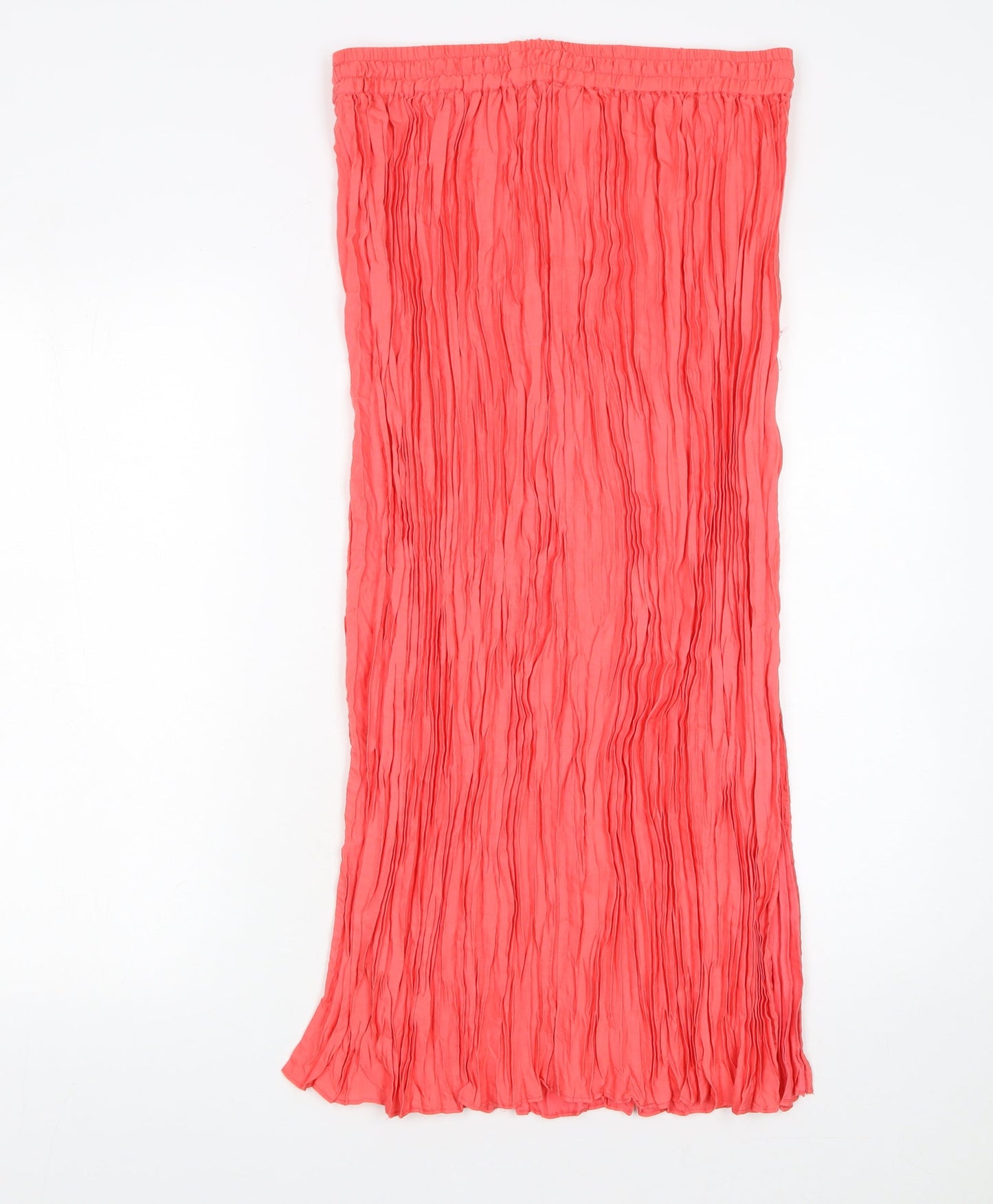 Hush Women’s Pink Midi Pleated Skirt Size 14 Lightweight Summer