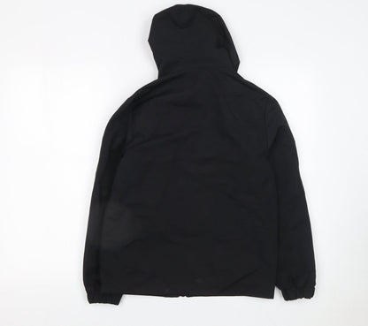Boys UK Size 11-12 Years Threadboys Black Rain Coat