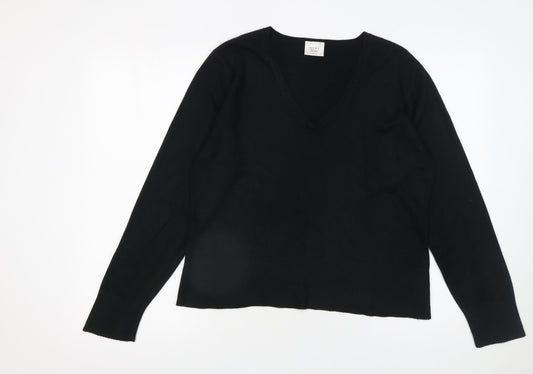 Womens UK Size 16 NEXT Black Pullover Jumper
