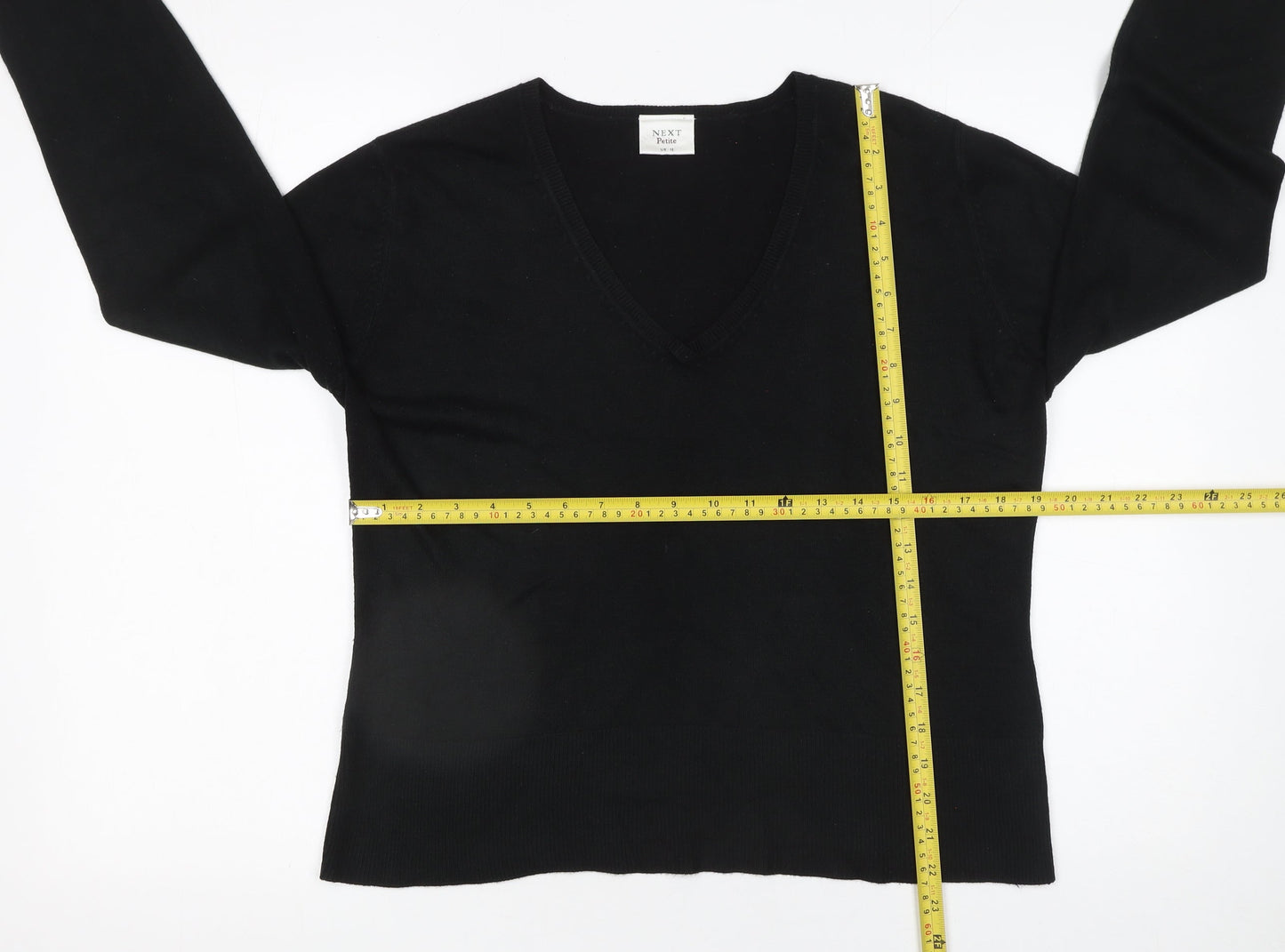 Womens UK Size 16 NEXT Black Pullover Jumper