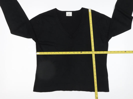 Womens UK Size 16 NEXT Black Pullover Jumper