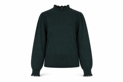 Womens UK Size S Oasis Green Pullover Jumper