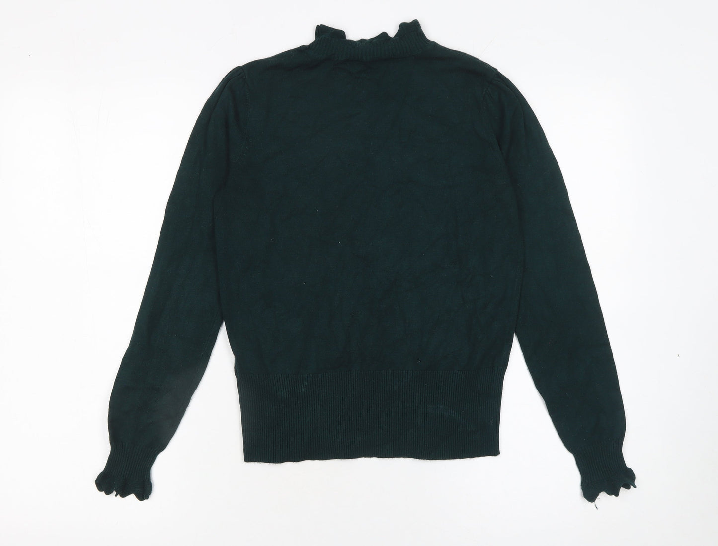 Womens UK Size S Oasis Green Pullover Jumper