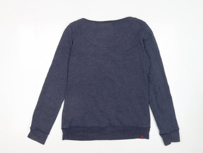 Womens UK Size 6 Fat Face Blue Pullover Sweatshirt