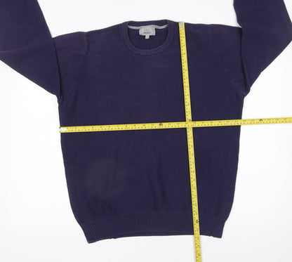 Mens UK Size L Marks and Spencer Blue Pullover Jumper