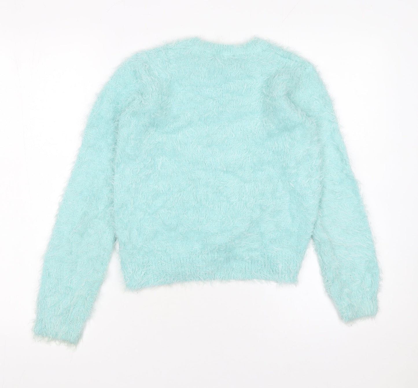 Womens UK Size 8 Topshop Blue Pullover Jumper