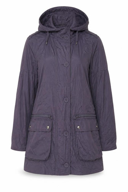 Marks & Spencer Women’s Purple Hooded Parka Coat Size S