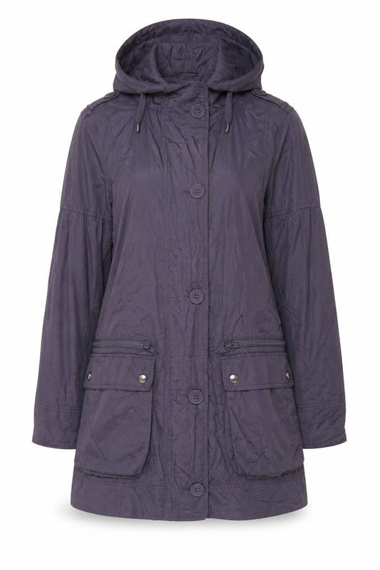 Marks & Spencer Women’s Purple Hooded Parka Coat Size S