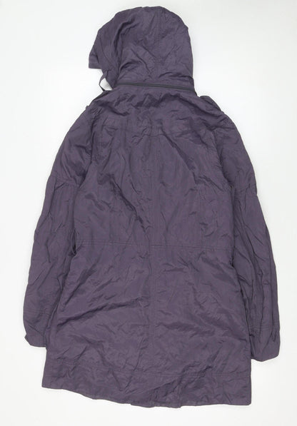 Womens UK Size S Marks and Spencer Purple Parka Coat