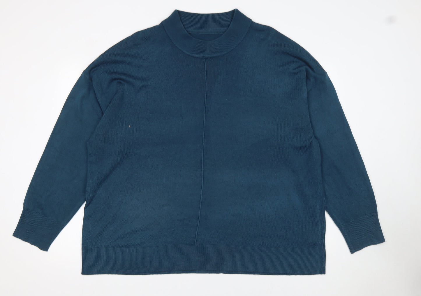 Womens UK Size 22-24 Long Tall Sally Blue Pullover Jumper
