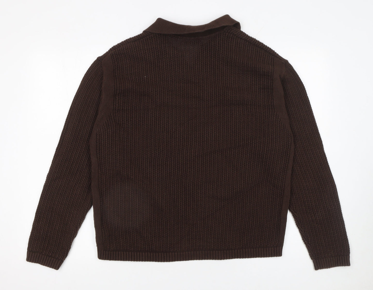 Womens UK Size XL Zara Brown Pullover Jumper