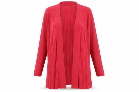 Womens UK Size S David Emanuel Red Cardigan Jumper