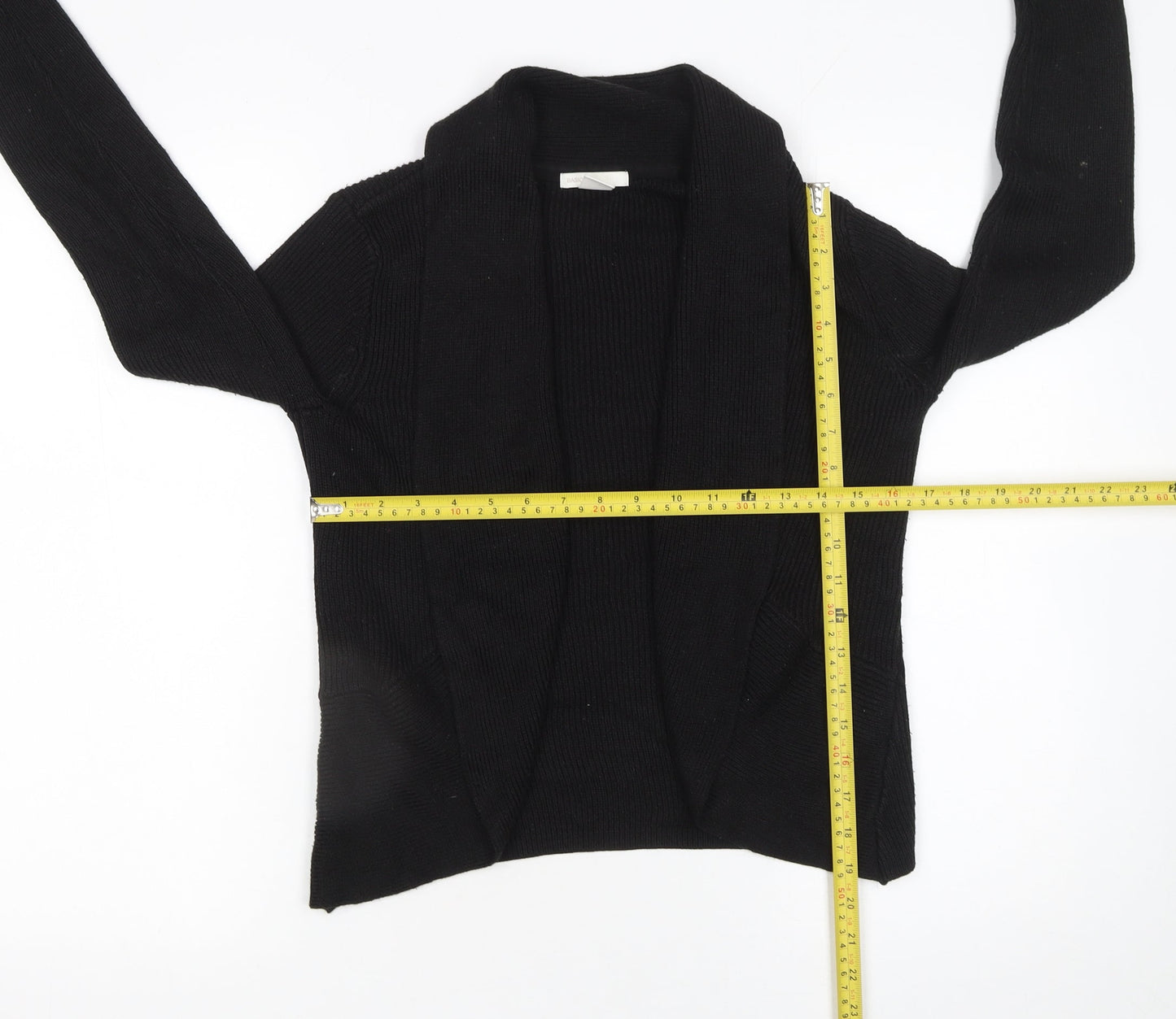 Womens UK Size S H&M Black Cardigan Jumper