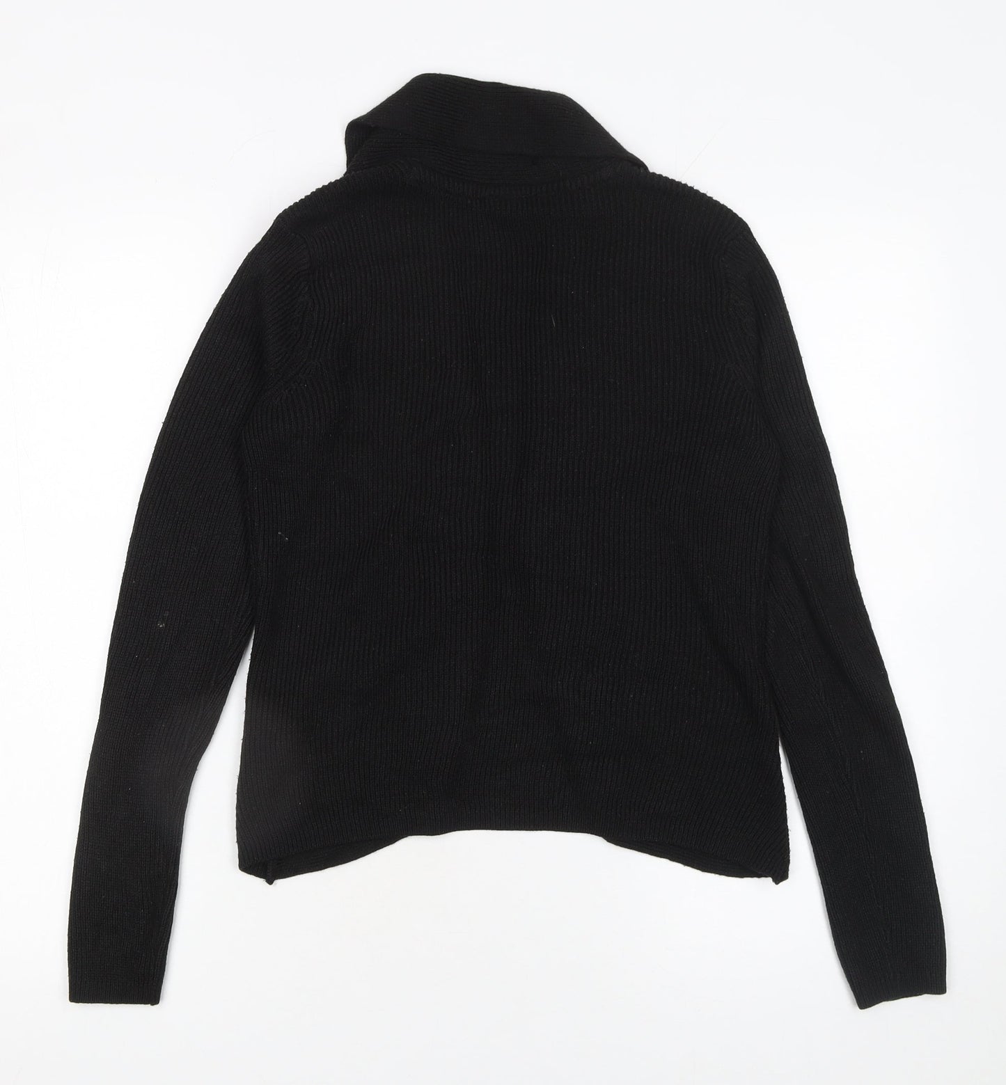Womens UK Size S H&M Black Cardigan Jumper
