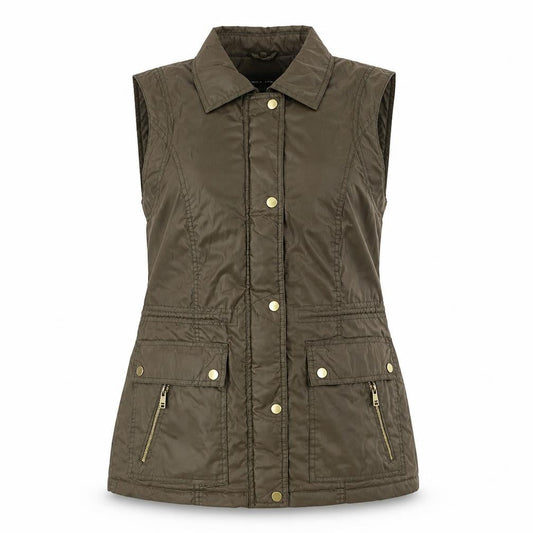 Womens UK Size 12 Dorothy Perkins Green Bodywarmer