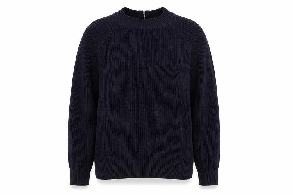 Womens UK Size 12 H&M Blue Full Zip Jumper