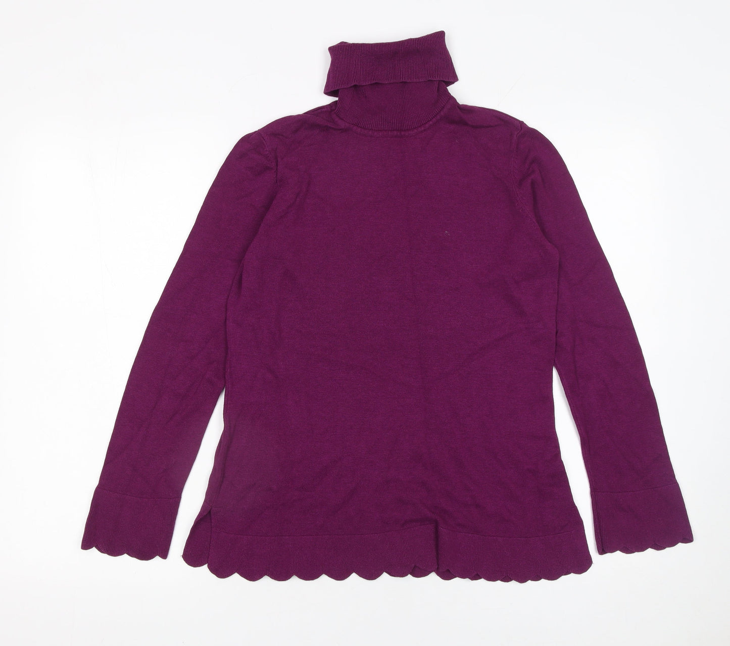 Womens UK Size XS Isaac Mizrahi Live Purple Pullover Jumper