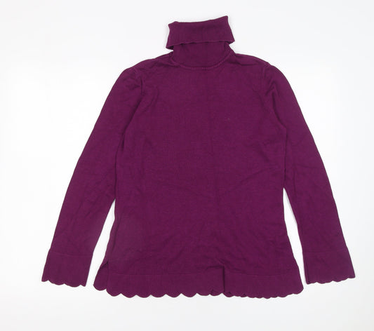 Womens UK Size XS Isaac Mizrahi Live Purple Pullover Jumper