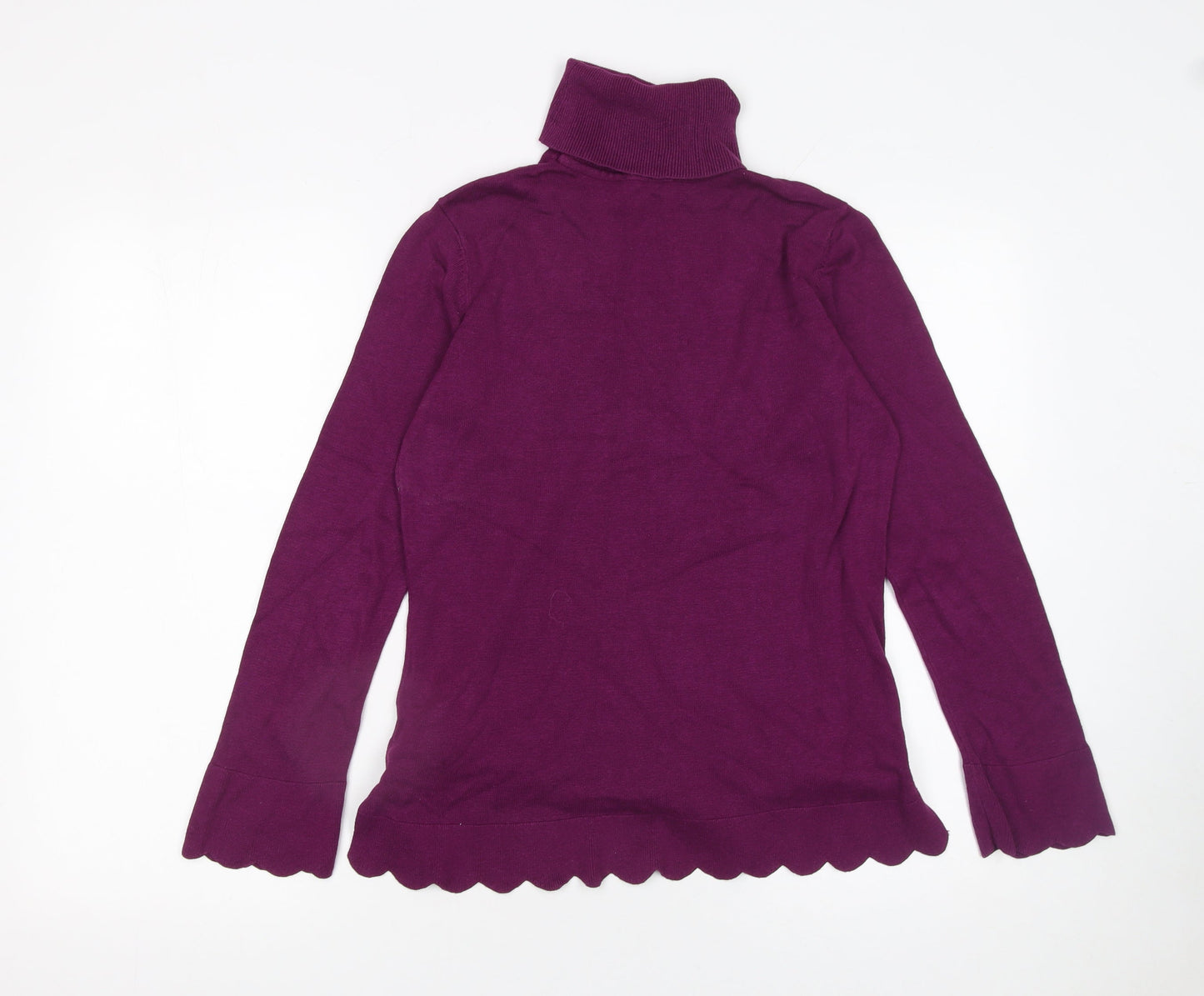 Womens UK Size XS Isaac Mizrahi Live Purple Pullover Jumper