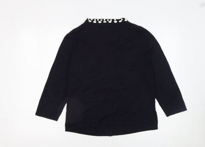 Womens UK Size M CC Black Cardigan Jumper