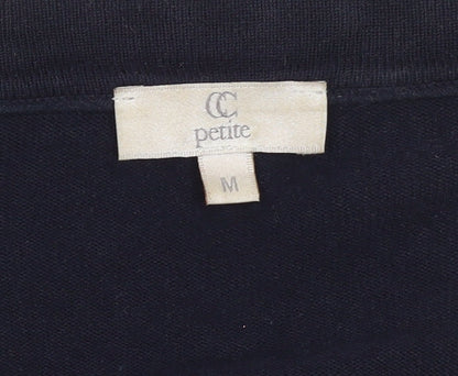 Womens UK Size M CC Black Cardigan Jumper