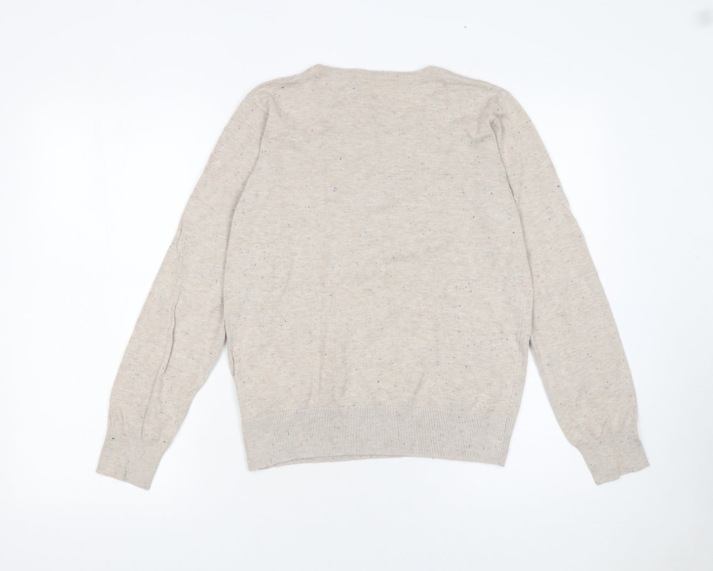 Womens UK Size S H&M Beige Pullover Jumper