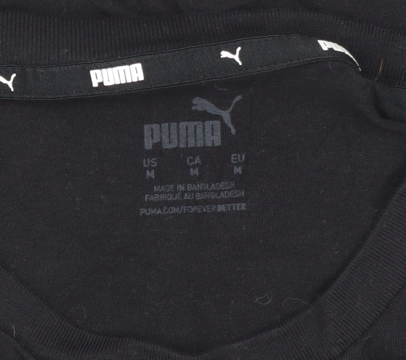 Mens UK Size M PUMA Black  T-Shirt