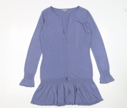 Womens UK Size 12 Marks and Spencer Purple Cardigan Jumper