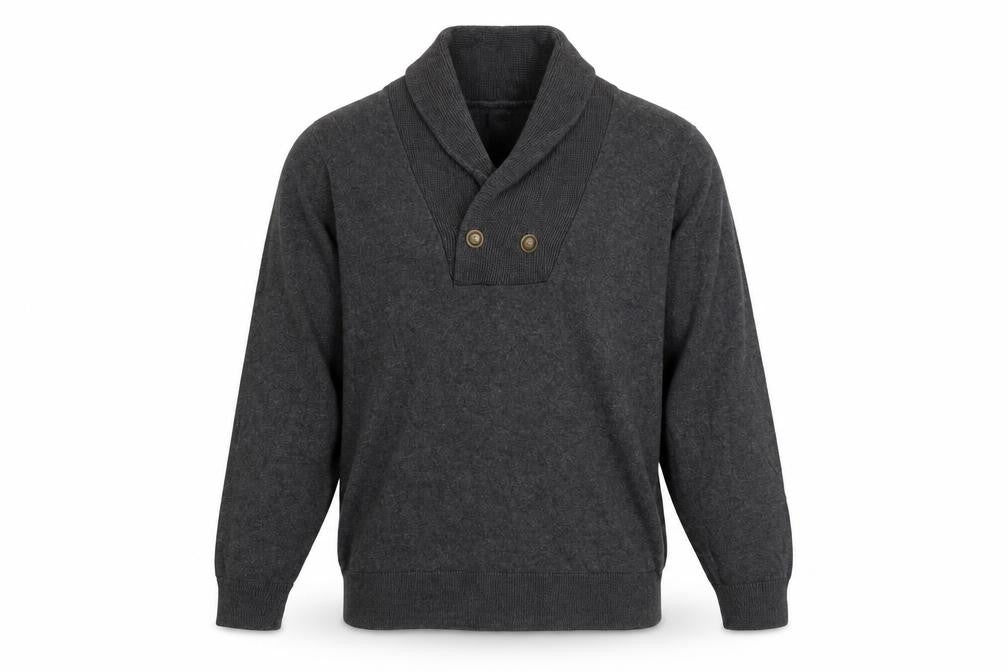 Mens UK Size M River Island Grey Pullover Jumper