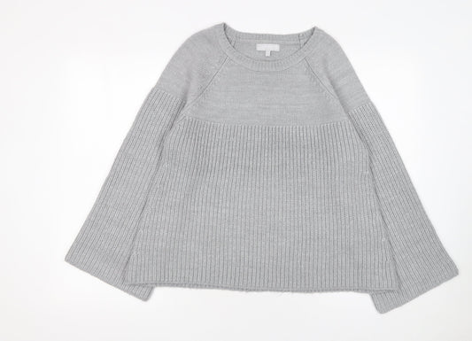Womens UK Size 14 Red Herring Grey Pullover Jumper
