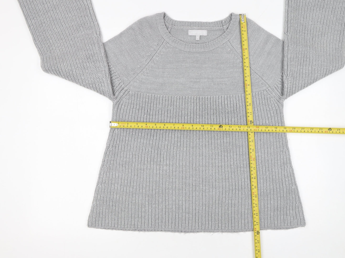 Womens UK Size 14 Red Herring Grey Pullover Jumper