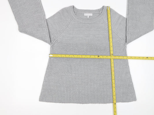 Womens UK Size 14 Red Herring Grey Pullover Jumper