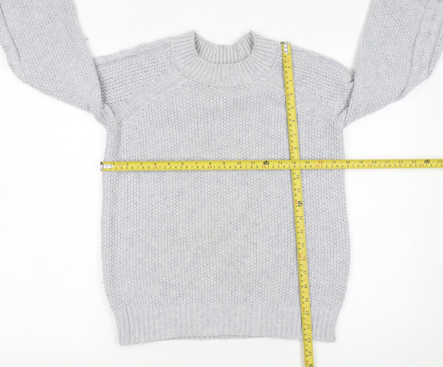 Womens UK Size XS Boden Grey Pullover Jumper