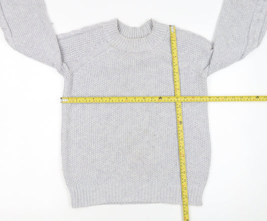 Womens UK Size XS Boden Grey Pullover Jumper