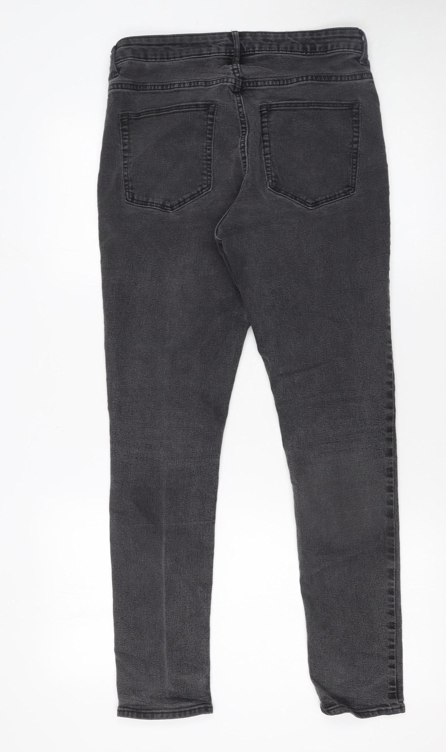 Womens UK Size 14 &Denim Slim Fit Ankle Grey Jeans