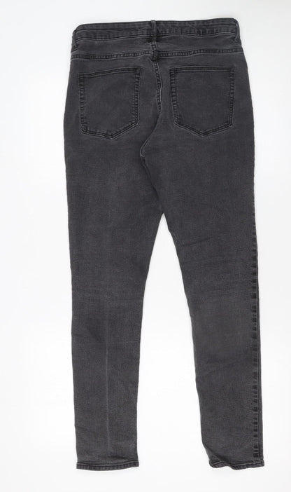 Womens UK Size 14 &Denim Slim Fit Ankle Grey Jeans